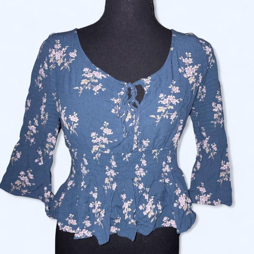 American-eagle Women's Blue Blouse